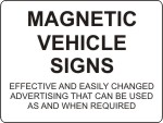 Magnetic Car and Vehicle Signs