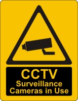 CCTV Warning Sign Boards