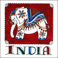 India  Fridge Magnet