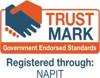 Vinyl Signs with TRUSTMARK and NAPIT Logos