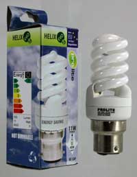 11W Daylight Helix Energy Saving Lamp
