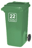 Identify your Wheelie and Recycle Bins with your House number and street name